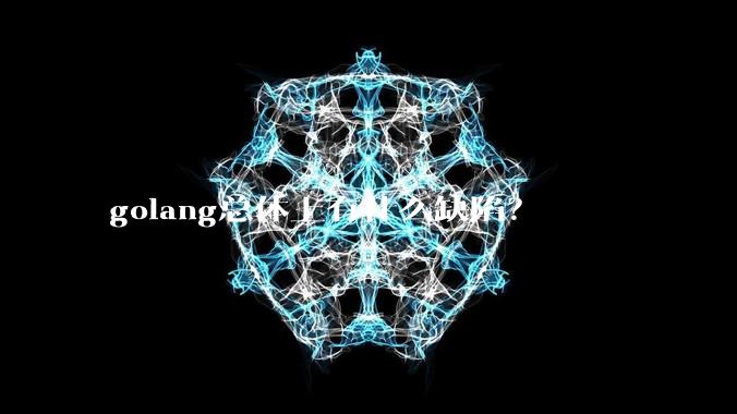 golang总体上有什么缺陷？