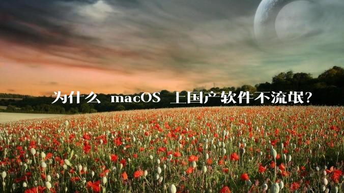 为什么 macOS 上国产软件不流氓？