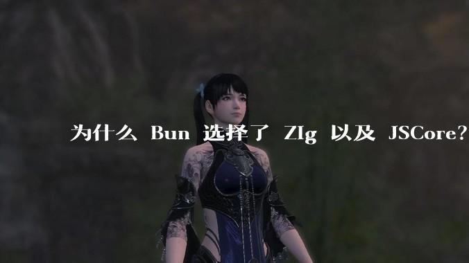 为什么 Bun 选择了 Zig 以及 JSCore？